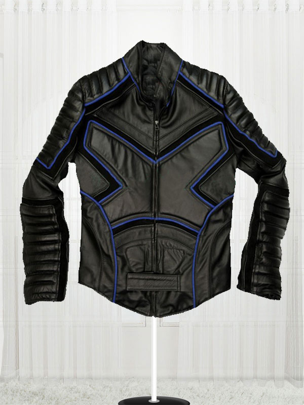 X Men Biker Black Leather Jacket