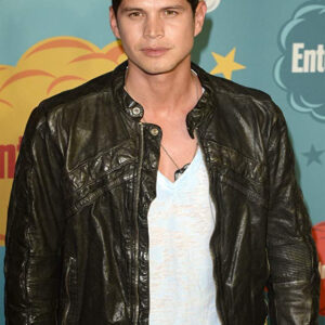 Actor J. D. Pardo Stylish Leather Jacket