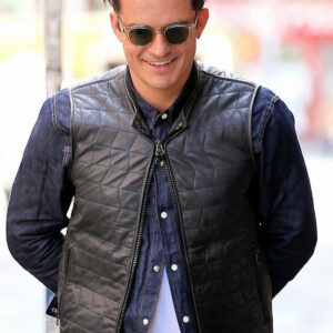 Actor Orlando Bloom Stylish Vest