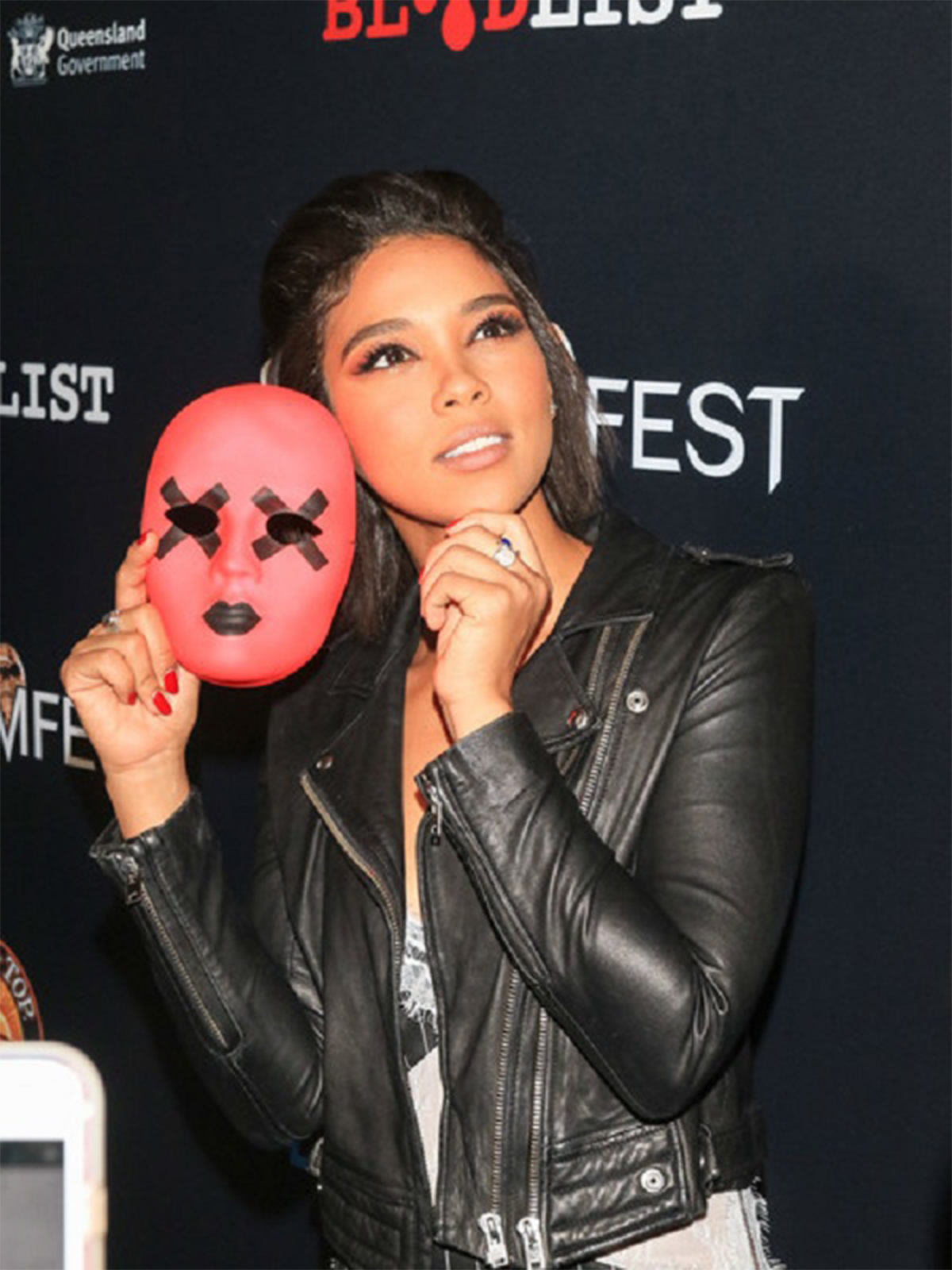 Alexandra Shipp Leather Jacket Alexandra Shipp Leather Jacket