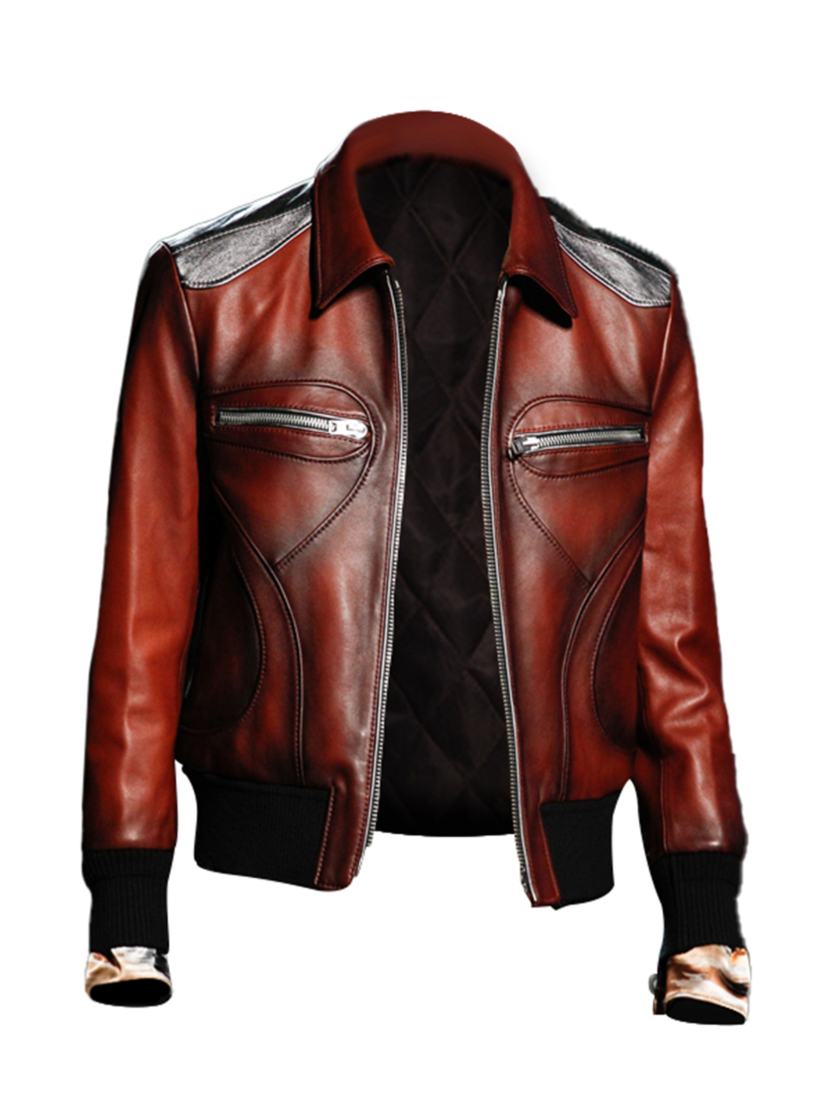 Stylish Look Brown Leather Jacket For Men’s
