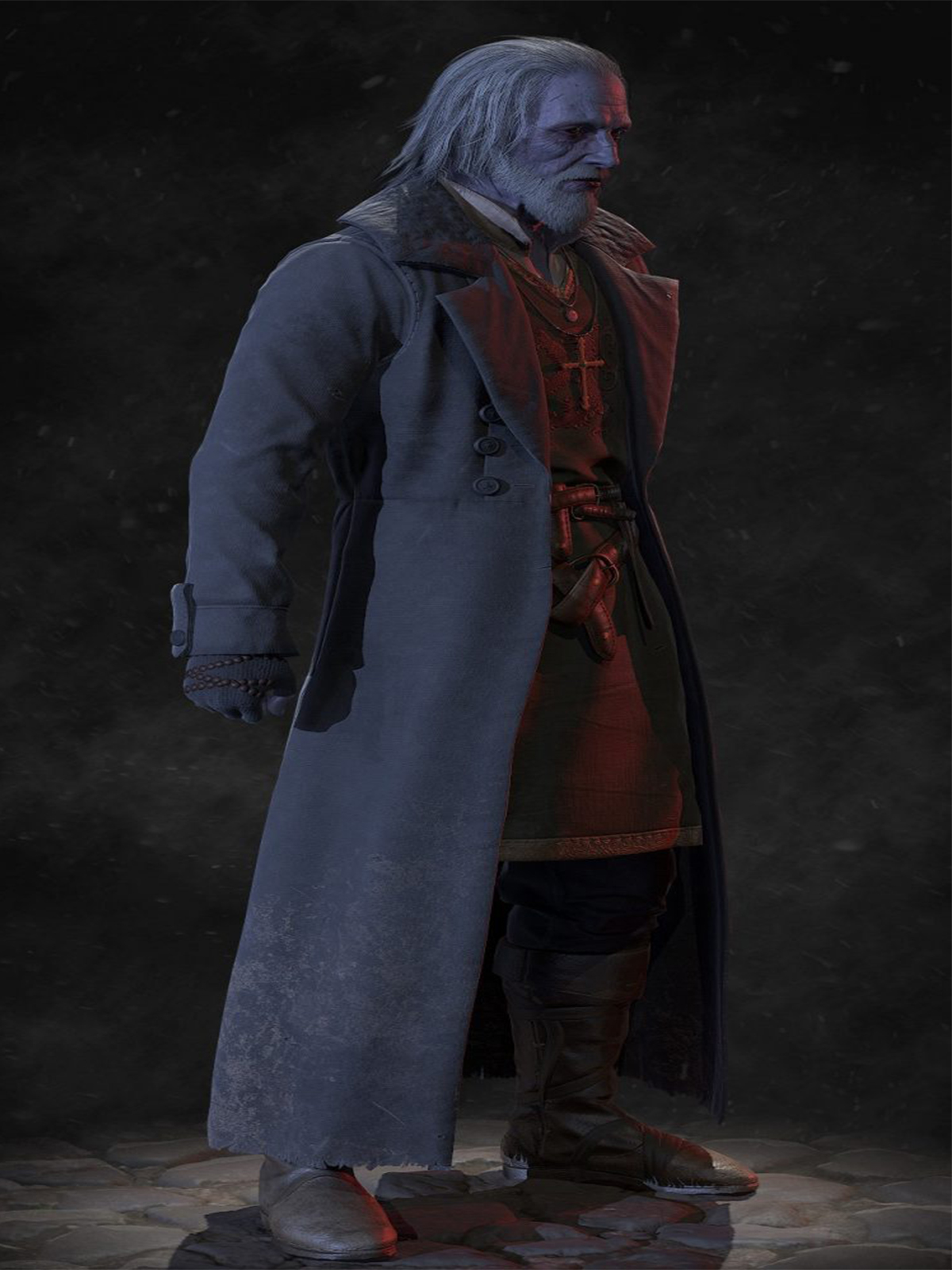 Video Game Vampyr William Marshal Long Coat