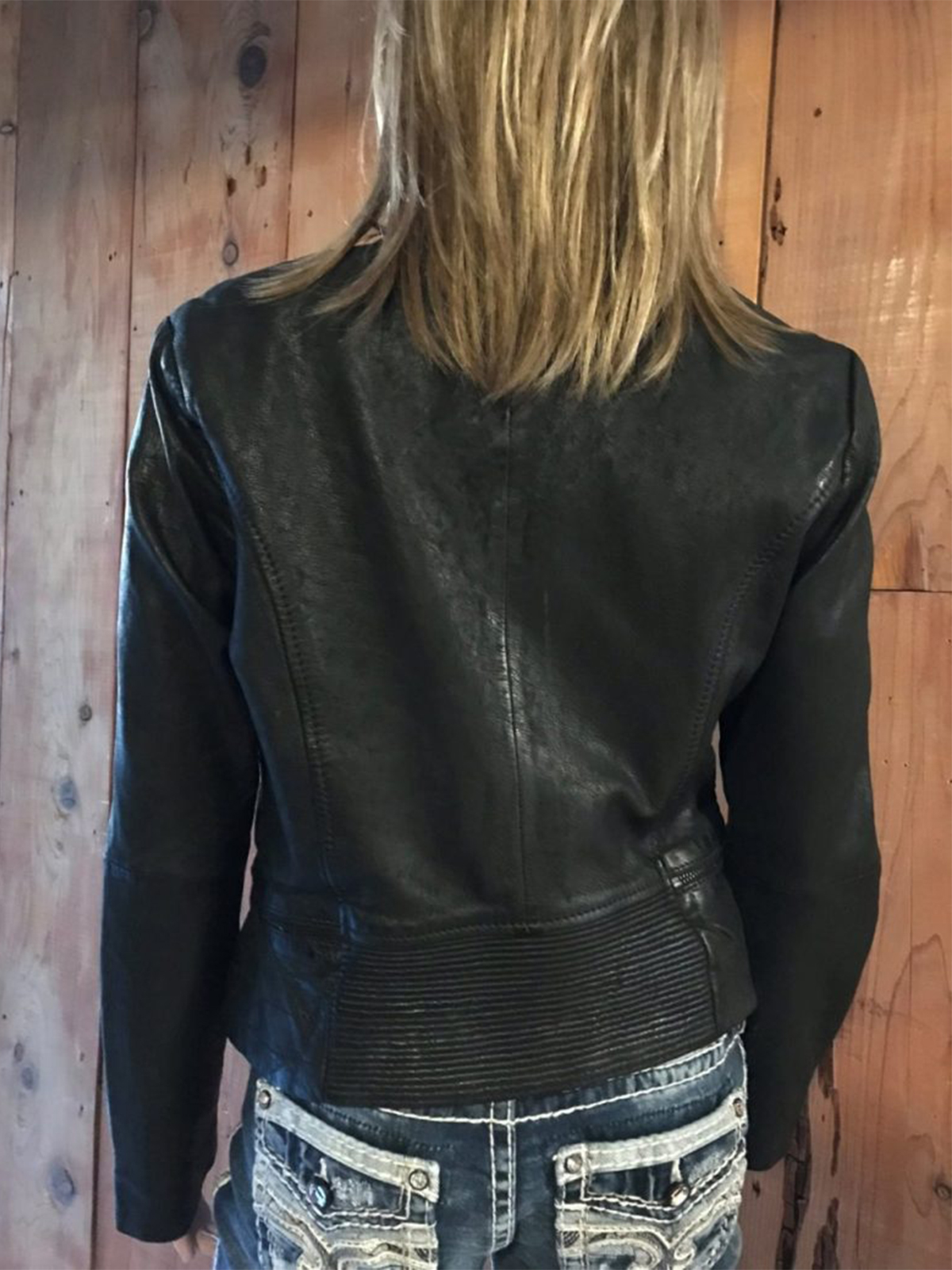 Women Comfy Leather Jacket