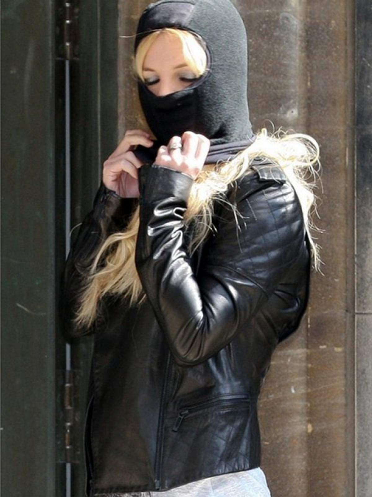 Britney Spears Singer Quilted Leather Jacket Britney Spears Singer Quilted Leather Jacket