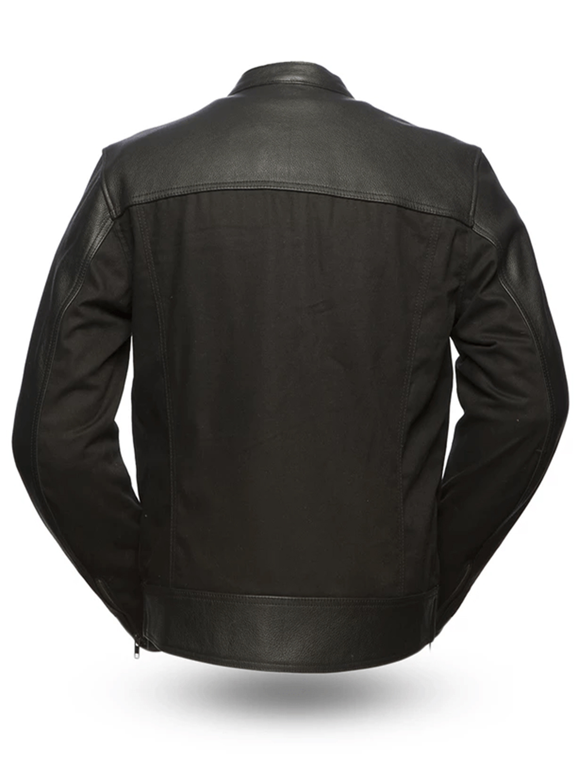 Men’s Invader Black Motorcycle Leather Jacket Men’s Invader Black Motorcycle Leather Jacket